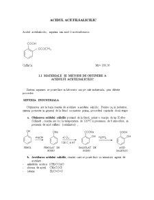 Acidul Acetilsalicilic - Pagina 1