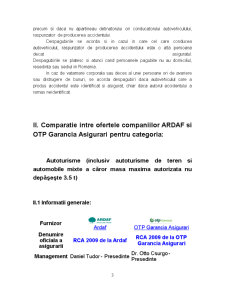 Analiză comparatorie între asigurările tip RCA oferite de companiile ARDAF și OTP Garancia Asigurări - Pagina 3