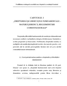 Posibilitatea Restrângerii Exercitării unor Drepturi în Constituția României - Pagina 5