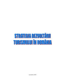 Strategia dezvoltării turismului în România - Pagina 1