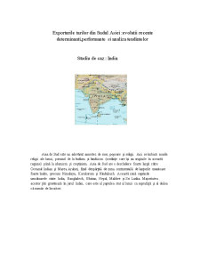 Exporturile țărilor din sudul Asiei - evoluții recente, determinanți, performanțe și analiza tendințelor - Pagina 1