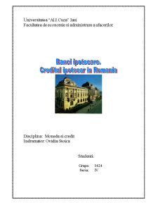 Bănci ipotecare, creditul ipotecar din România - Pagina 1