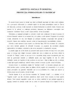 Asistența socială în România - protecția persoanelor cu handicap - Pagina 2