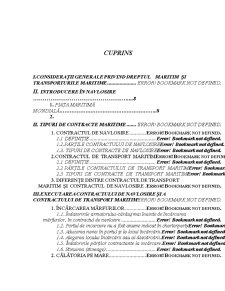 Contractul de Navlosire - Contracte Maritime - Pagina 2