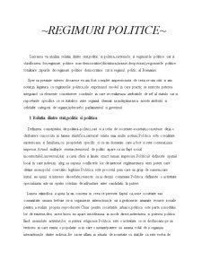 Regimuri Politice - Pagina 1