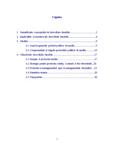 Conceptul de dezvoltare durabilă - Pagina 2