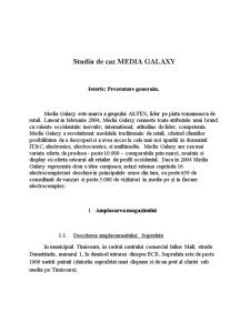 Studiu de Caz la Media Galaxy - Pagina 1