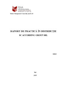 Raport practică According Group - Pagina 1