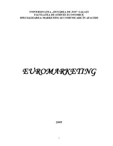 Euromarketing - țările membre UE - Pagina 1