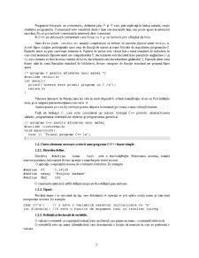 Elemente Fundamentale ale Limbajului C și C++ - Pagina 2