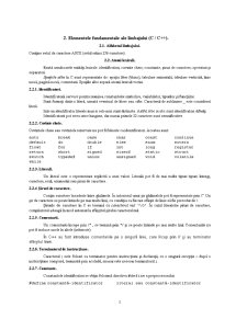 Elemente Fundamentale ale Limbajului C și C++ - Pagina 5