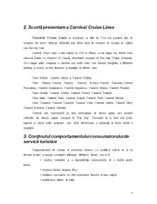 Comportamentul consumatorului din cadrul companiei de croaziere Carnival Cruise Lines - Pagina 4