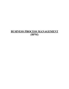 Business Process Management - Pagina 1