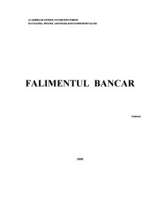 Faliment Bancar - Pagina 1