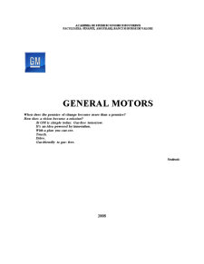 Relații publice - General Motors - Pagina 1