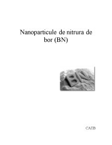 Nanoparticule de nitrură de bor - Pagina 1