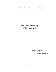 Plan de Marketing ASE - Pagina 1