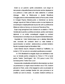 Epoca lui Carlo Goldoni și reforma în comedie - Pagina 4
