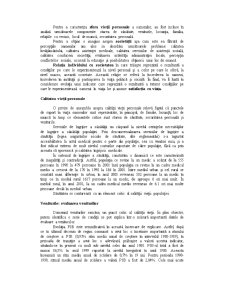 Puncte de Suport și Elemente Critice în Evoluția Calității Vieții în România - Pagina 2