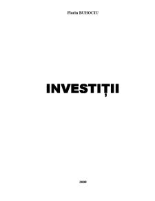 Investiții - Pagina 1