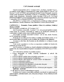 Proiect Economic - SC Loretano SA - Pagina 1