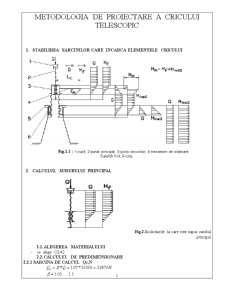 Metodologia de Proiectare a Cricului Telescopic - Pagina 1