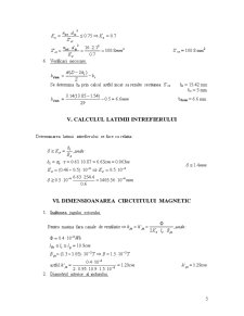 Calculul Electromagnetic al Motorului de Curent Continuu cu Excitație Serie - Pagina 5