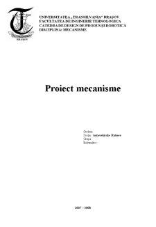 Proiect Mecanisme - Golf 4 - Pagina 1