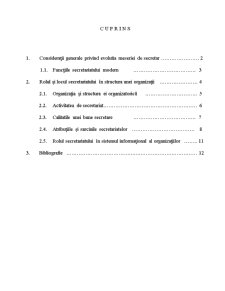 Rolul și Importanța Activității de Secretariat în Eficientizarea Muncii Managerului - Pagina 2