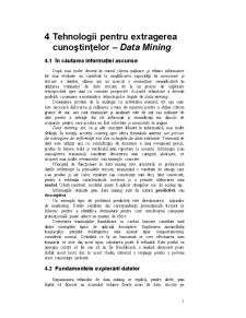 Tehnologii pentru Extragerea Cunoștințelor - Data Mining - Pagina 1