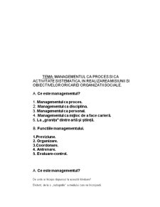 Fundamentele Generale ale Managementului - Pagina 1