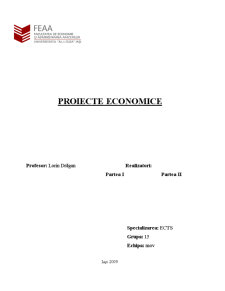 Proiecte Economice - Pagina 1