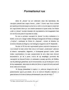 Formalismul Rus - Pagina 1