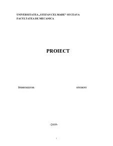 Proiect TCM - piesă prismatică - Pagina 1