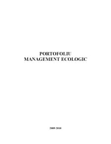 Portofoliu Management Ecologic - Pagina 1
