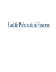 Evoluția Parlamentului European - Pagina 1