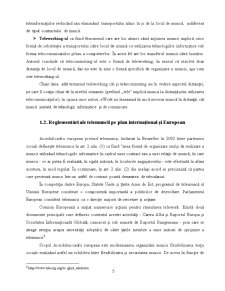 Reglementarea și Definitia Telemuncii pe Plan Internațional și European - Pagina 3