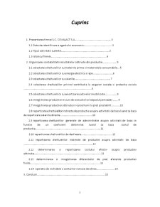 Organizarea contabilității rezultatelor obținute din producție la compania SC Covalact SA - Pagina 2