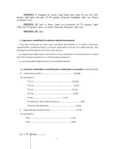 Organizarea contabilității rezultatelor obținute din producție la compania SC Covalact SA - Pagina 5
