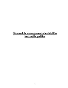 Sistemul de Management al Calității în Instituțiile Publice - Pagina 2