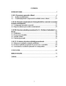 Sistemul comunicațional de marketing la SC Robinete Industriale SA Bacău - Pagina 3