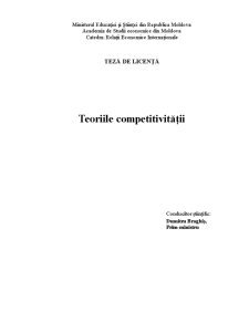 Teoriile Competitivității - Pagina 1
