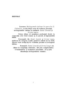 Neologisme italiene în opera lui George Călinescu - Pagina 3