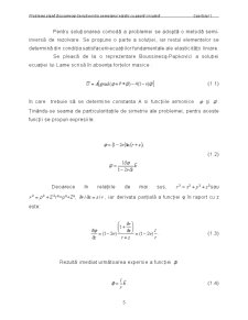 Problemă plană Boussinesq-Cerruti pentru semiplanul elastic cu gaură circulară - Pagina 3