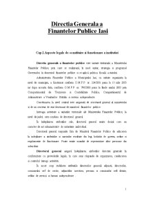 Direcția Generală a Finanțelor Publice Iași - Pagina 1