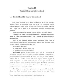 Fondul Monetar International si Relatiile acestuia cu Romania - Pagina 3