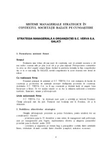 Sisteme Manageriale Strategice în Contextul Societății Bazate pe Cunoaștere - Pagina 4
