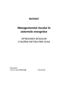 Managementul Riscului în Sistemele Energetice - Pagina 1