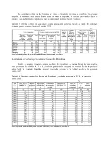 Evolutia si Structura Veniturilor Fiscale in Romania - Pagina 5