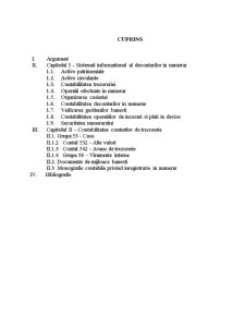Sistemul informațional al operațiunilor în numerar - Pagina 2